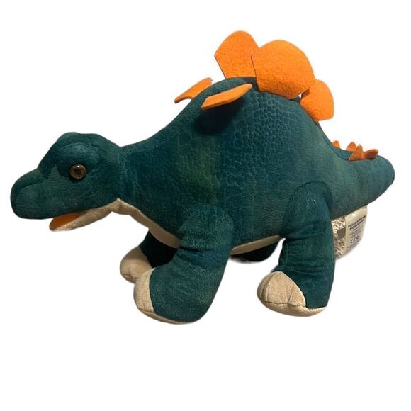 Build A Bear Dinosaur Plush Stegosaurus Stuffed Animal Green BAB Working Roars - Picture 3 of 8